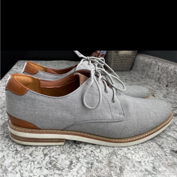 Florsheim Mens Grey Oxfords size 11.5 - Picture 5 of 7